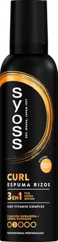Syoss - Espuma Rizos Flex - Rizos Perfectamente Definidos Sin Encrespamiento - 2uds de 250ml - Cabello como recién salido de la peluquería - imagen 2