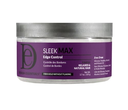 Design Essentials Sleek Max Edge Control, for Smooth All Day Hold and Style, 3.7oz.