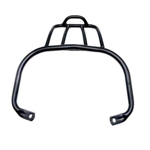Support main courante porte bagages moto Vespa GTS 250 finition noir mat