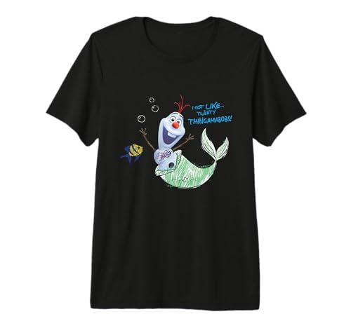 T-shirt Disney Olaf Presents The Little Mermaid Ariel coton premium