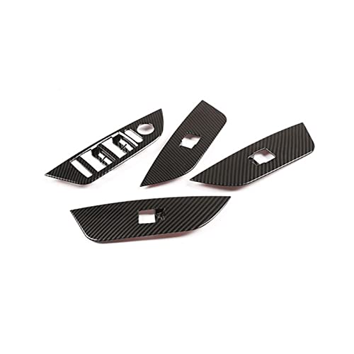 Cadre bouton vitre X1 E84 aspect carbone pour intérieur chic