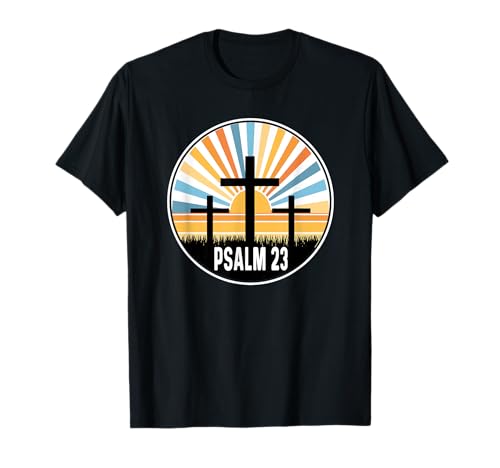 Salmo 23 Dios Jesús Religioso Señor Cristiano Es Mi Pastor Camiseta
