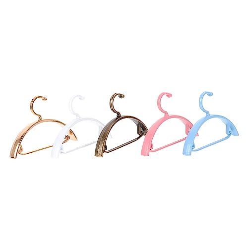 Ciieeo 25pcs Mini Doll Clothes Hangers Rack for Organizing Doll Outfits Present for Includes Each