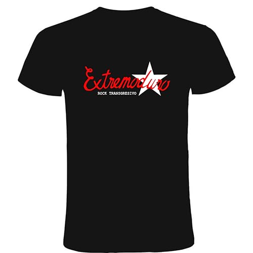 Camiseta negra Extremoduro rock transgresivo Tallas S M L XL XXL (L)