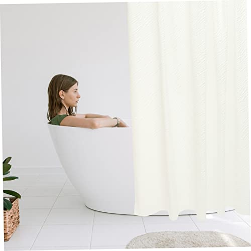 Rideau de salle de bain imperméable en polyester lavable - 7