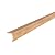 M-D Building Products 32009 1-1/8 in. X 1-1/8 in. X 36 in. Oak Aluminum Metal Decor® Stair Edging w/Screw Nails