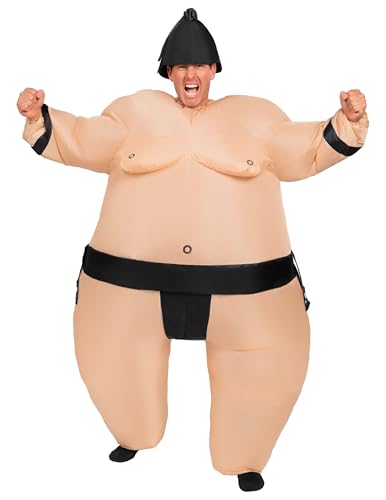 Spooktacular Creations Sumo Inflatable Costume for Adult, Funny A...