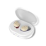 Upgraded Hearing Aids for Seniors with Noise Cancelling Rechargeable Invisible Comfort Wear, Hearing Aids Devices Superior Nature Sound for Hearing Loss