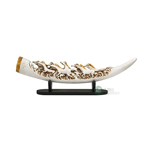 Défense de cheval à 7 chevaux, idée cadeau déco originale - 4
