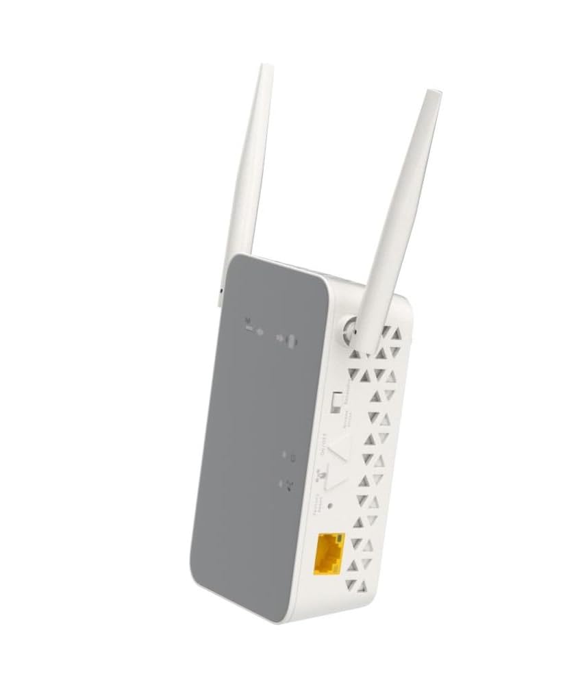 aibileec WiFi Range Extender 1500FT EX6150 Dual Band 2.4Ghz & 5Ghz AC1200 MBps Wi-Fi Signal Booster Universal Compatible for All Brand Router with WPS Sync Key WiFI Repeater