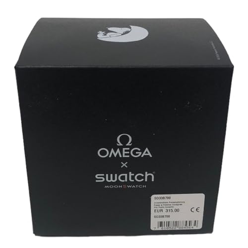 Image of Swatch BIOCERAMIC MISSION TO THE MOONPHASE - NEW MOON - Black SO33B700, Black, Modern