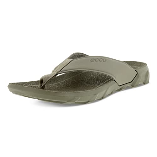 Ecco Unisex Mx Flipsider Flip-Flop, Vetiver, 10-10.5 Us Men #TOP9