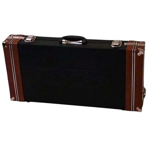 Hard Case Vintage Estojo P/Pedal Pedaleira - 60x30x10cm - NCase (Vintage Brown (Preto no meio e marrom nas laterais))