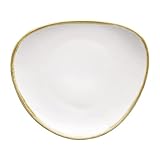 Olympia Kiln driehoekige borden krijtwit 165mm (Box 6)