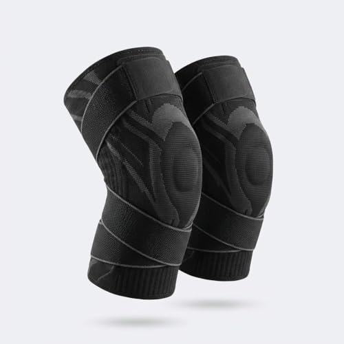 bergxperten flexi pro genouillère, genouillère travail compression 360 sans sangle, chantier stabilisation gel ressort, protection genou batiment invisible sous pantalon confort longue durée – vue 9
