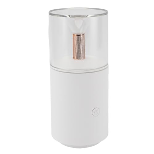 Car Diffuser Humidifier, Candlelight Car Aromatherapy Diffusers for Essential Oils Car Air Freshener Diffuser USB Cool Mist Mini Portable Diffuser for Car Home Office Bedroom