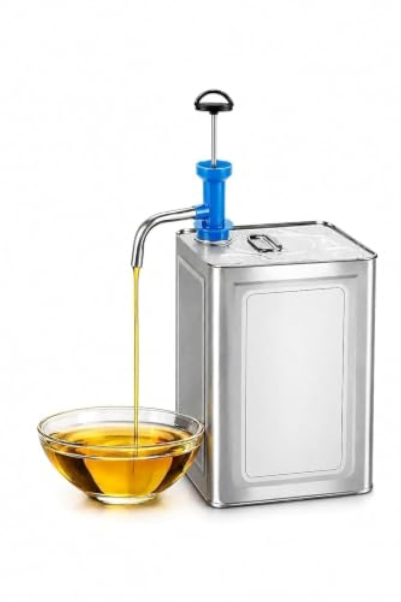 Cooking Oil Pump Dispenser for Tin Cans, Spill-Free