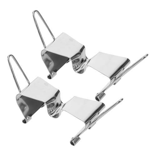 GLSTOY Pinzas para Lienzo Húmedo 2 Piezas Abrazaderas Metálicas de Acero Inoxidable Clips para Marcos de Pintura al Óleo Ideales para Almacenamiento y Transporte