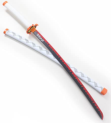 Demon Slayer Katana Bois Kyojuro Rengoku Epee Kimetsu No Yaiba Sabre Presentoir Bois
