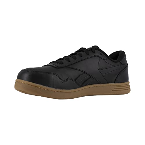 Reebok Work Men's RB4154 Club MEMT Classic Work Sneaker Black and Gum Construction Shoe, 5.5 Wide