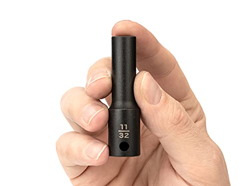 Image of TEKTON 3 /8 Inch Drive x 11 /32 Inch Deep 6-Point Impact Socket | SID13009