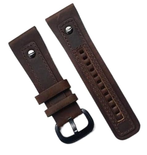 Bracelet Seven Friday en cuir véritable : l'élégance des rivets pour votre montre
