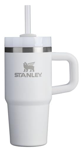 Image of STANLEY Quencher H2.0 Tumbler with Handle and Straw 14 oz | Flowstate 3-Position Lid | Cup Holder Compatible for Travel | Insulated Stainless Steel Cup | BPA-Free | Frost