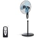 Standventilator mit Fernbedienung und höhenverstellbarem Standfuß