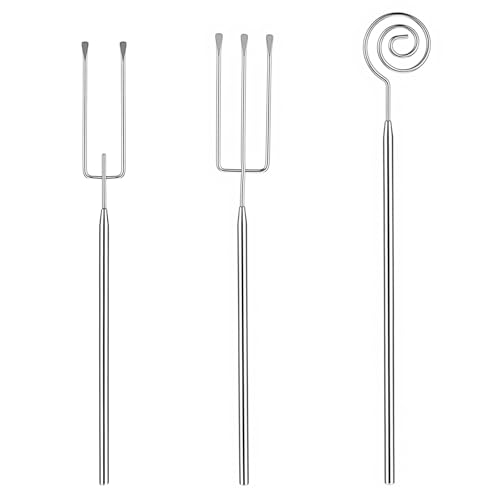 Shimmeroo 3PCS Chocolate Dipping Tool - Stainless Steel Candy Dipping Tools