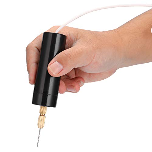 Moniss Mini furadeiras elétricas portáteis furadeira micro USB portátil com 3 peças ferramentas de a