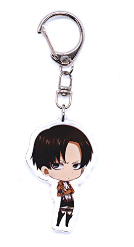Preisvergleich Produktbild Anime Domain Attack on Titan Schlüsselanhänger mit Chibi Figur (Levi B)