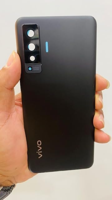 Starware OG Glass Back Panel/Back Door Repalcement Compatible for VIVO X50 : (Black)-image-8