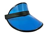 Morph Retro Colorful Plastic Sun Visor Hat, Tourist Bingo Casino Dealer Costume, Tennis Golf Visor for Women