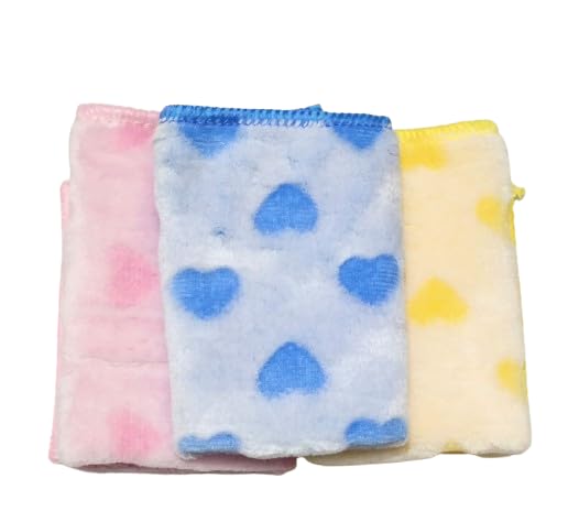 Soft Velvet Towel Handkerchief Women Soft velvet Hankies Ladies hanky set of 3 design and color random||L03-image-18