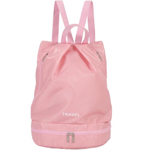 FmtwPhn Bolsa húmeda y seca para nadar, bolsa de natación húmeda y seca | Mochila deportiva de viaje en seco y húmedo - Bolsa impermeable para equipo de piscina y playa, mochila deportiva de viaje