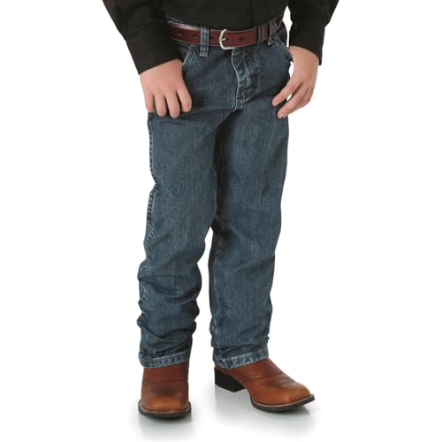 Jean Wrangler Prorodeo garçon denim robuste finition subtile usée 7S