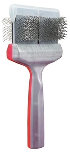 Activet Mega Unterwäscher Duo Zapper/Grabber - Professionelle Hundebürste für langhaarige Hunde - Entwirren und Unterwolle entfernen - Beliebt bei Hundefriseuren