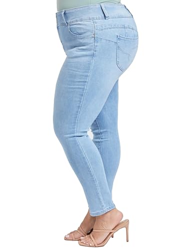 YMI Jeans Women´s Plus 3 Wannabettabutt Mid-Rise Skinny2
