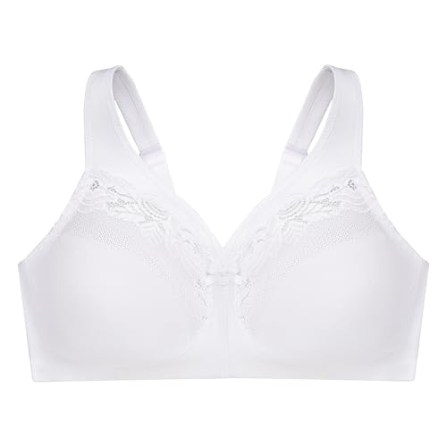 Image of Glamorise Women's Full Figure Wirefree Minimizer Support Bra #1003