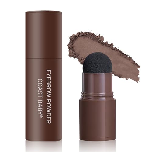 ARYIMYDP Lápiz Corrector de Raíces en Marrón, Polvo para el Cabello Impermeable y Resistente al Sudor, Con Cepillo Difuminador Integrado para Aplicación Sencilla y Controlada