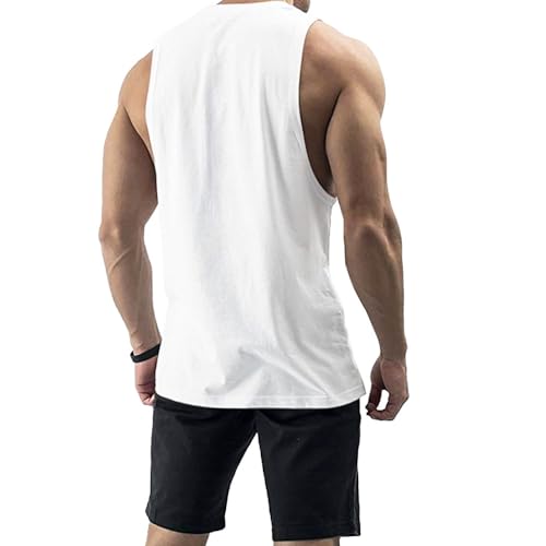 Mens Tank Tops Beach Summer Casual Sleeveless Shirts Graphic Cotton Tank Tops for Men Gym Workout2