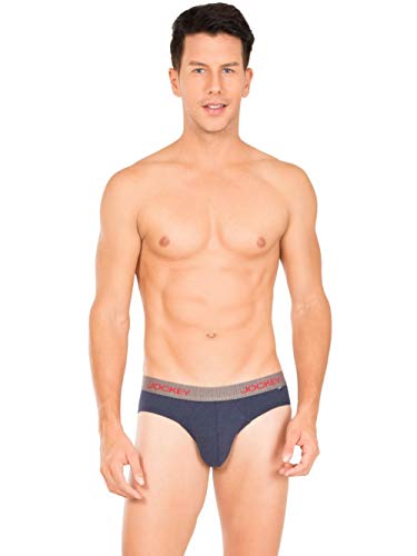 Image of Jockey US59 Men Super Combed Cotton Elastane Solid Brief (Pack of 2)