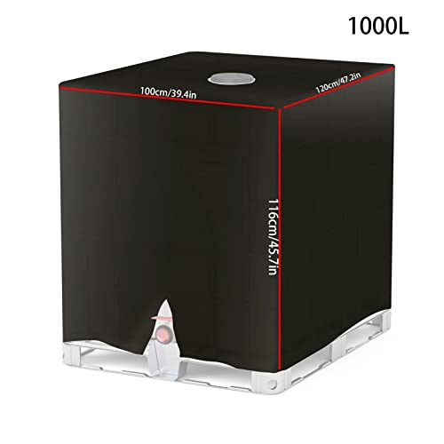 5 Pcs Tampa do tanque de água | Capa impermeável IBC para 275 galões - Capa de proteção à prova d'á