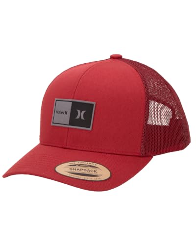 Image of Hurley Mens Trucker Hat - Flexible Quick Dry Fairway Mesh Trucker Hat for Men with Snapback Closure - Classic Mens Caps