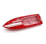 Rage R/C RGRB1161 Replacement Printed Hull; LightWave, Red