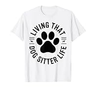 Dog sitter design. Lightweight, Classic fit, Double-needle sleeve and bottom hem