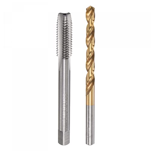 Taraud M8 x 1,25 taraudage haute vitesse uxcell avec foret HSS titanisé
