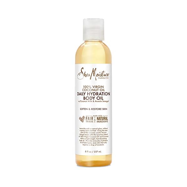 Sheamoisture Daily Hydration Body Oil for Dry Skin Virgin Coconut Oil Paraben Free 8 oz