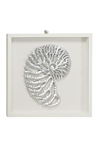 Shadow Box Deco 79 argenté de 61x61 cm pour décoration murale