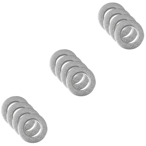 PRETYZOOM 3sets Curtain Ring Plastic Drapery Grommets Easy Install for DIY Window Treatments 4pcs*3